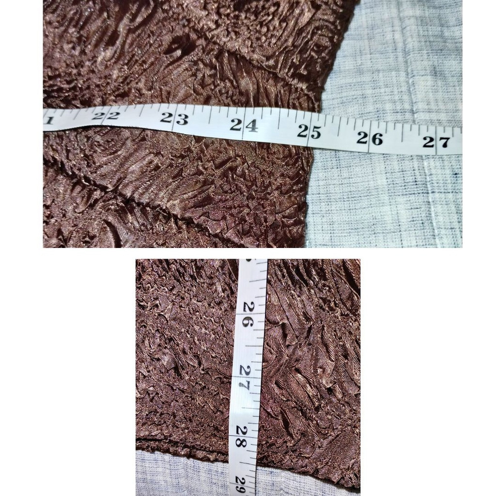 Women's Cato Brown Textured Blouse Plus (Size 22/24W) - Picture 6 of 6
